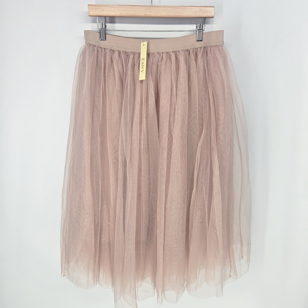Esley Tulle Skirt 3XL Pink Layered Mesh Romantic Fairy  Balletcore Coquette Tutu